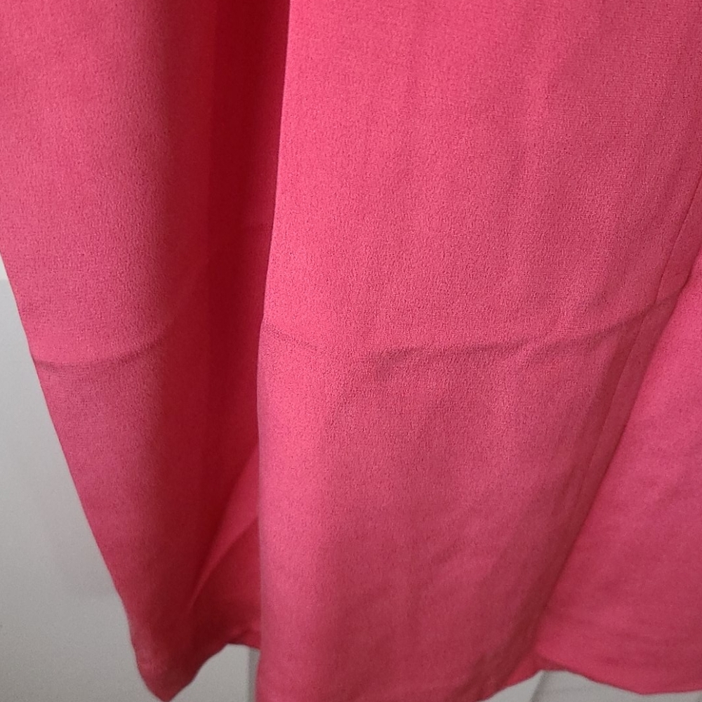 Talbot's Silk Pink Dress Sz 16 - Picture 7 of 8